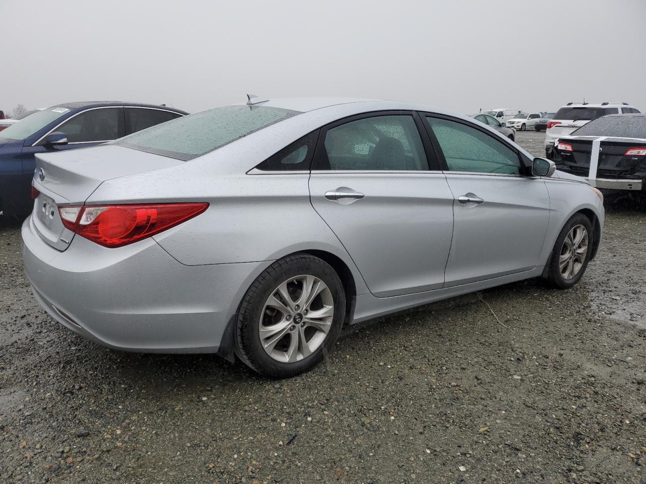 2013 Hyundai Sonata VIN 5NPEC4AC1DH673885 Copart auction photo, front end / side damage thumbnail 3