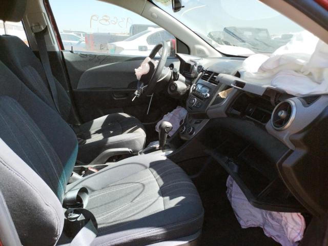 2013 Chevrolet Sonic VIN 1G1JC6SB3D4245086 Copart auction photo, front end / side damage thumbnail 5