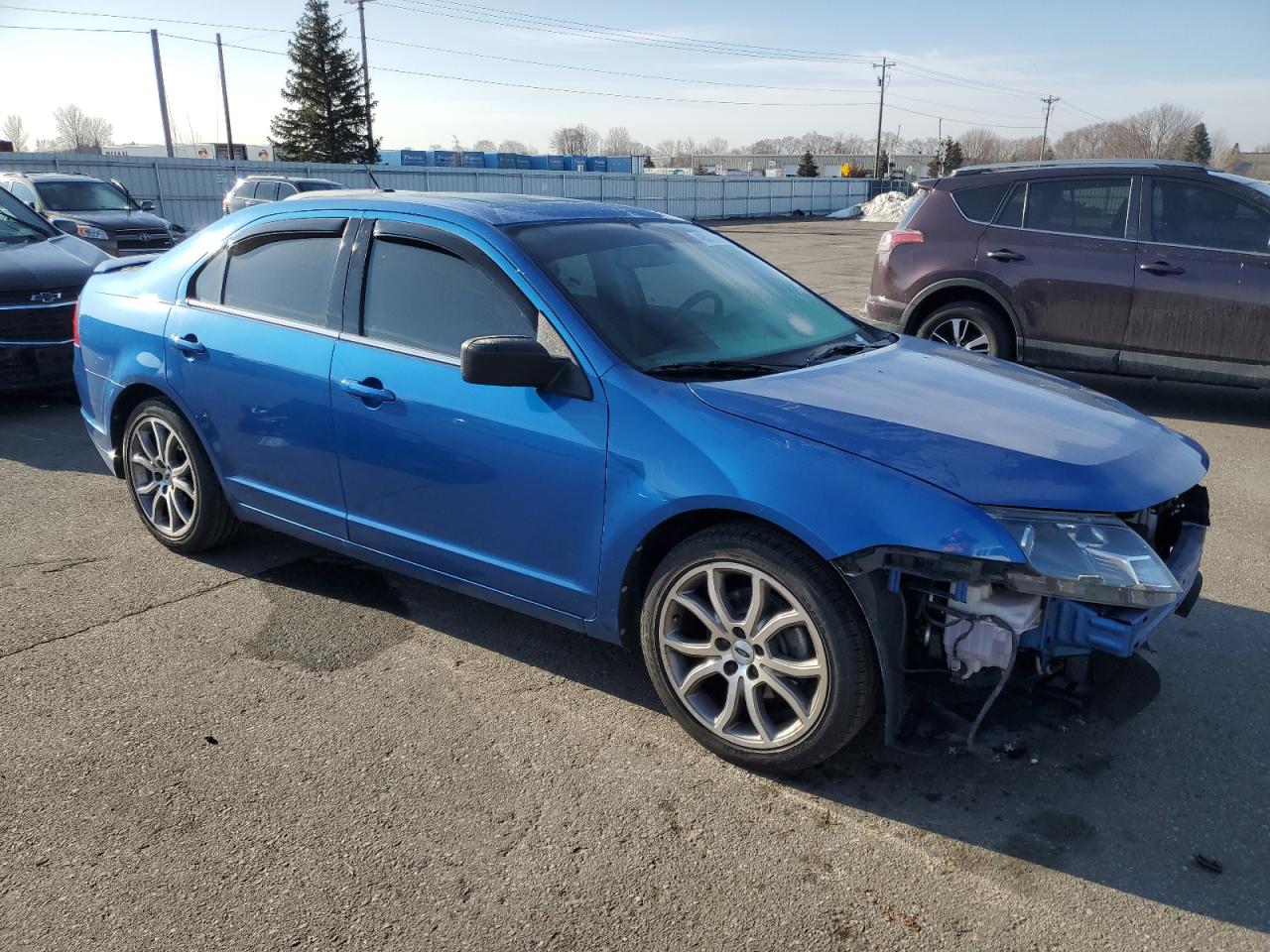 2012 Ford Fusion VIN 3FAHP0HA9CR113872 Copart auction photo, front end / minor dent/scratches damage thumbnail 4