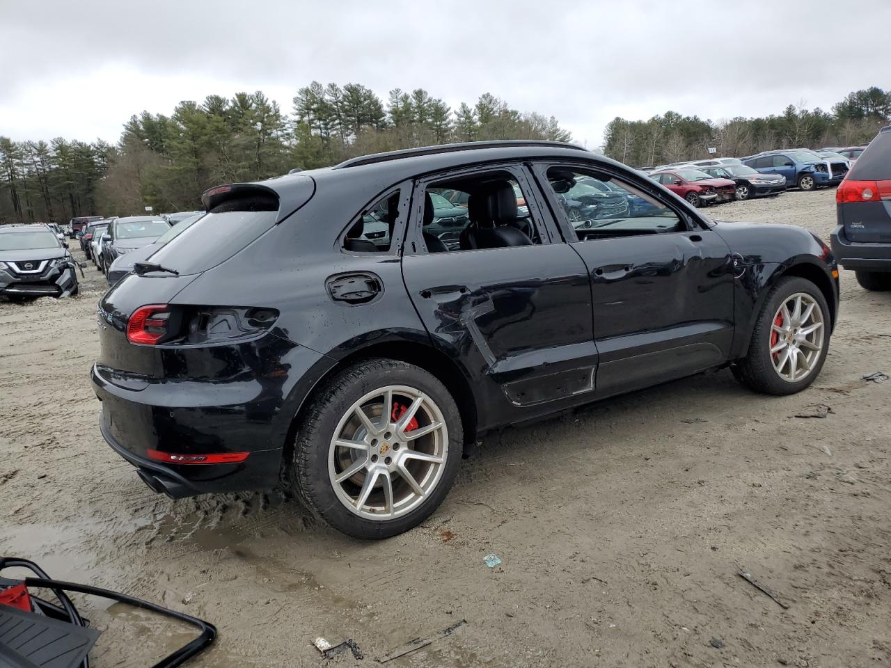 2016 Porsche Macan VIN WP1AF2A52GLB94739 Copart auction photo, side damage thumbnail 3