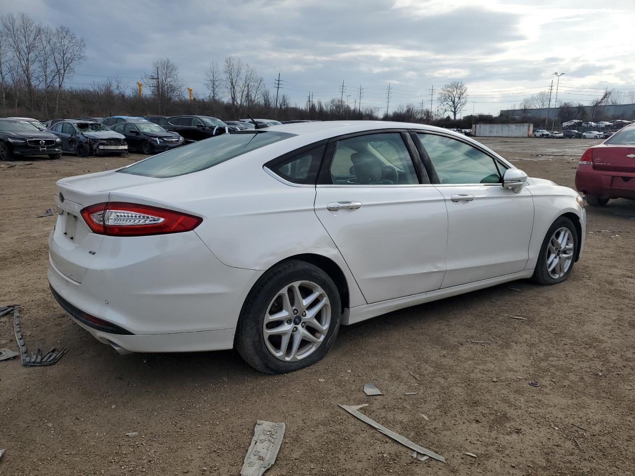 2014 Ford Fusion VIN 3FA6P0H76ER106702 Copart auction photo, front end / all over damage thumbnail 3
