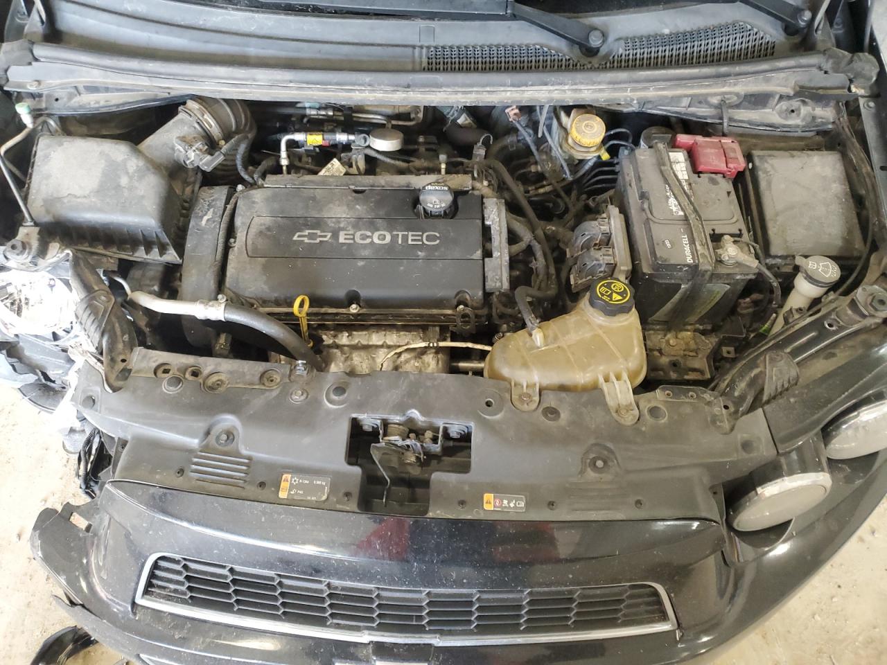 2012 Chevrolet Sonic VIN 1G1JC5SH8C4162959 Copart auction photo, front end / side damage thumbnail 12