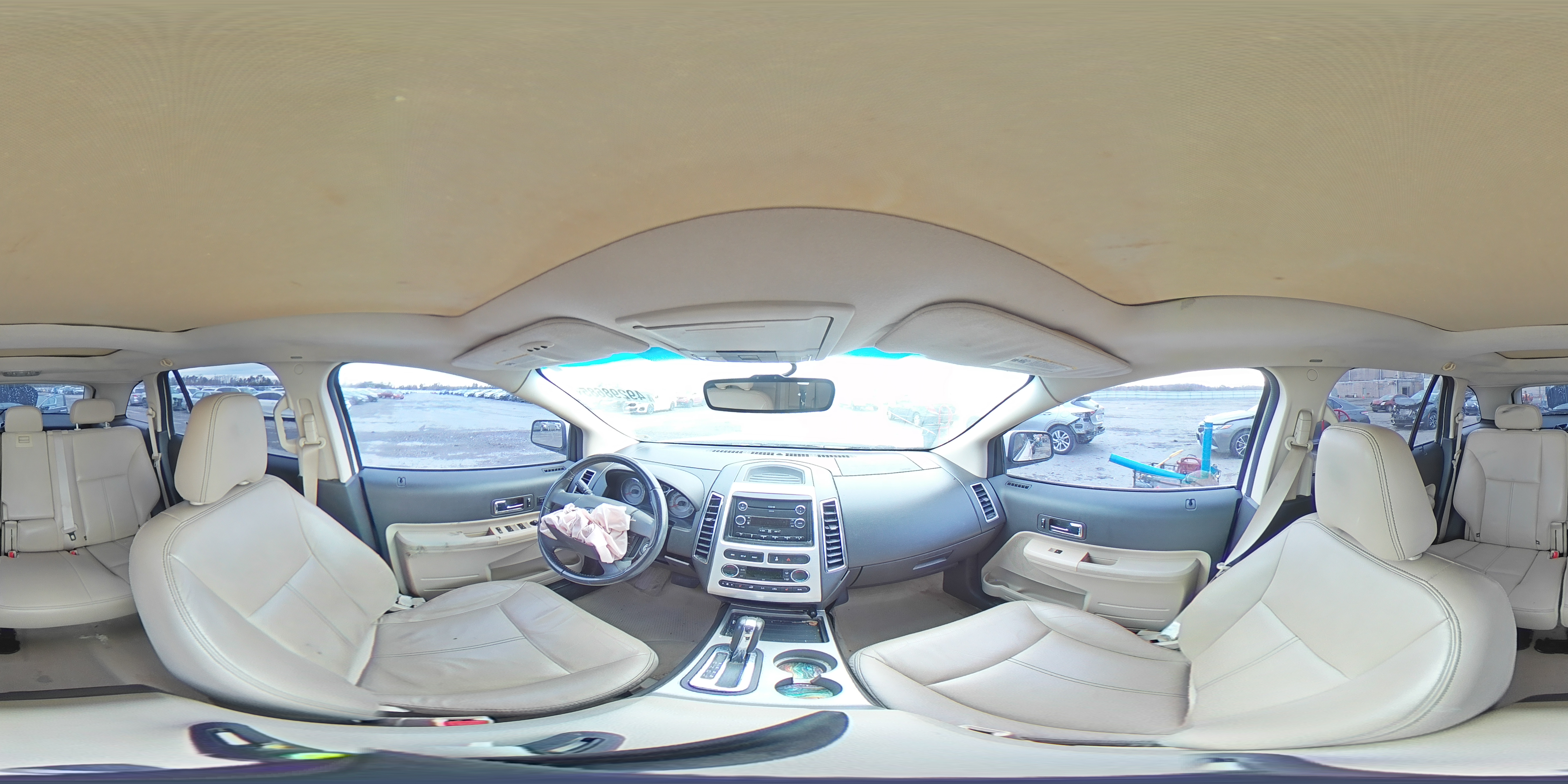2008 Ford Edge VIN 2FMDK39C08BA45147 Copart auction photo, front end / side damage thumbnail 14