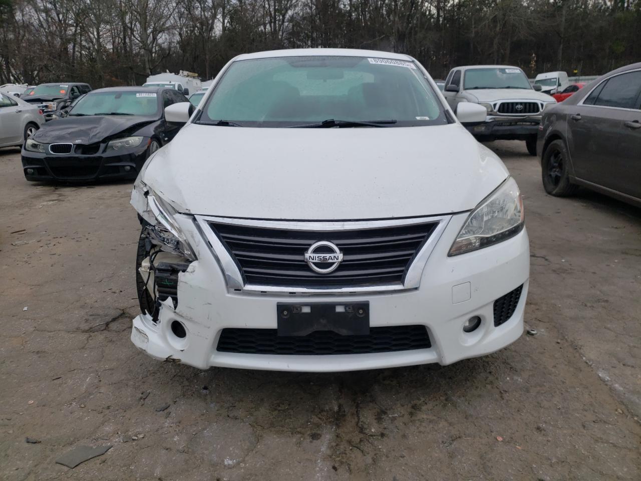 2013 Nissan Sentra VIN 3N1AB7APXDL738483 Copart auction photo, front end damage thumbnail 5