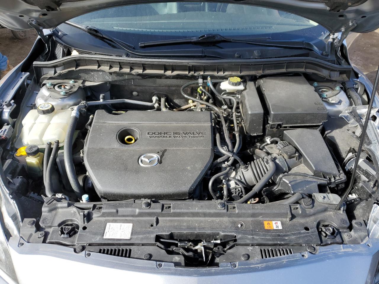 2012 Mazda 3 VIN JM1BL1M54C1531292 Copart auction photo, side / front end damage thumbnail 12