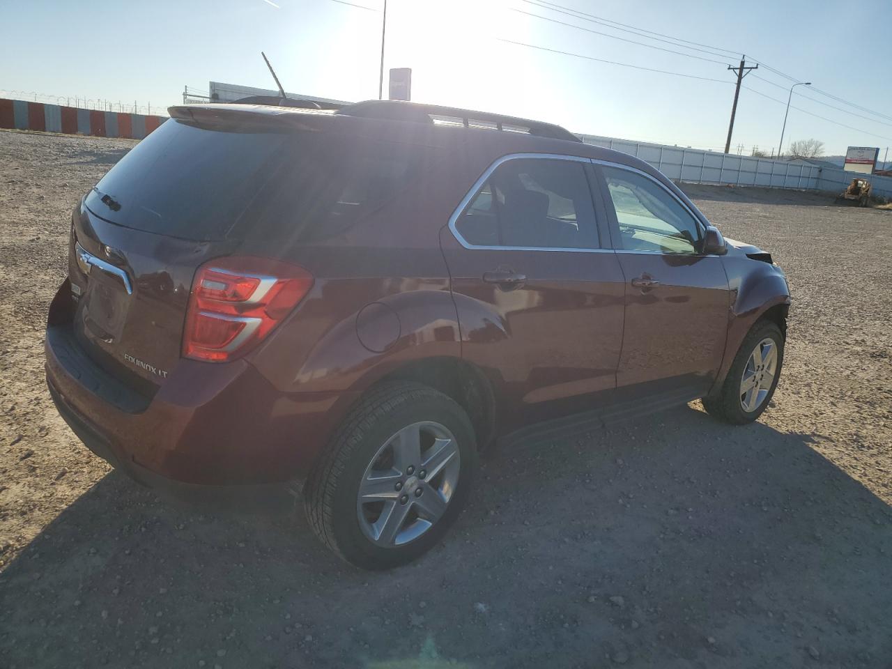 2016 Chevrolet Equinox VIN 2GNFLFEK2G6143233 Copart auction photo, front end / side damage thumbnail 3