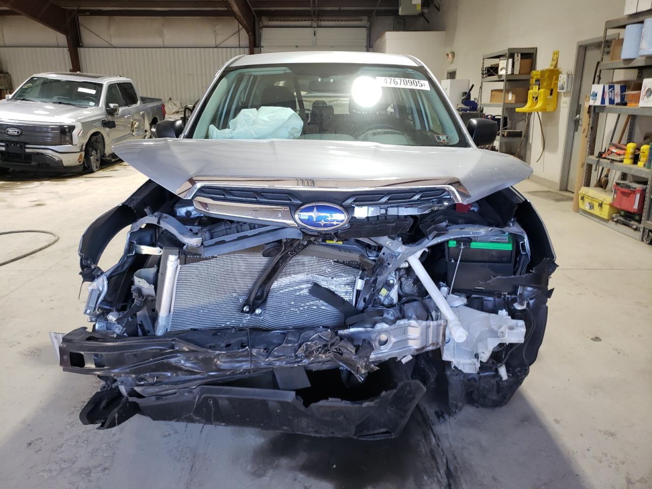 2017 Subaru Forester VIN JF2SJAAC2HG502629 Copart auction photo, front end damage thumbnail 5