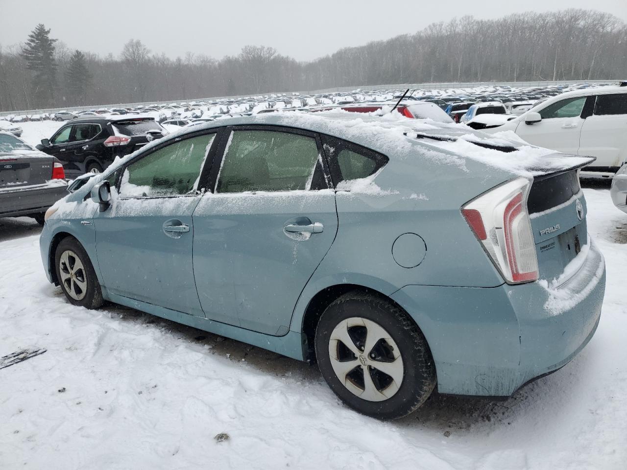2012 Toyota Prius VIN JTDKN3DU7C1501443 Copart auction photo, front end / side damage thumbnail 2