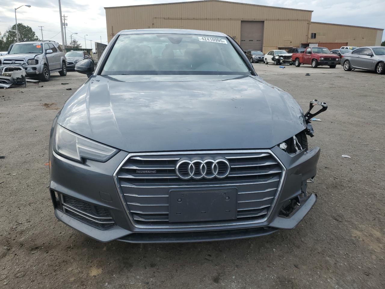 2017 Audi A4 VIN WAUDNAF48HN048845 Copart auction photo, front end / side damage thumbnail 5