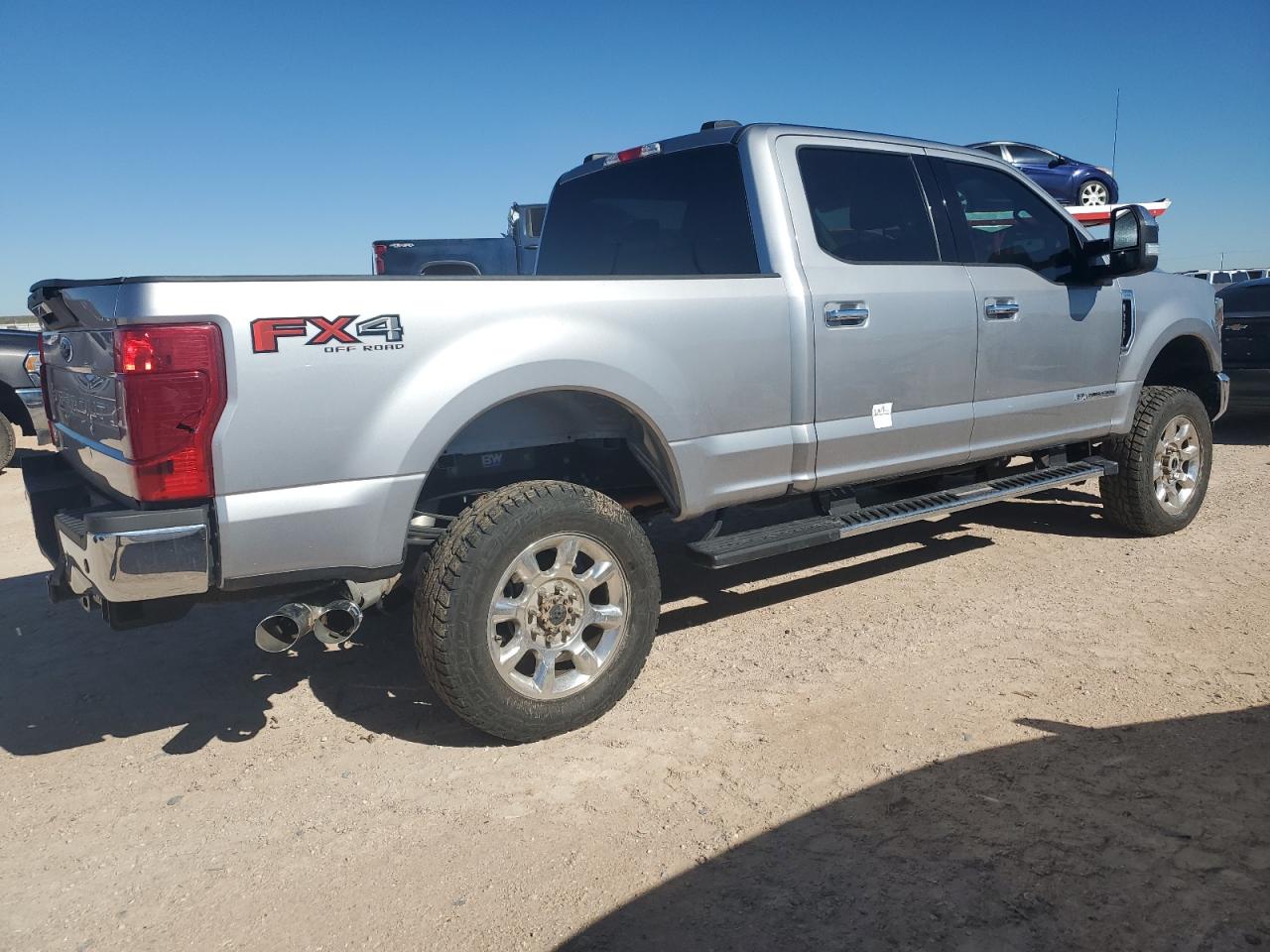 2021 Ford F250 VIN 1FT7W2BT8MEC47968 Copart auction photo, rear end / water/flood damage thumbnail 3