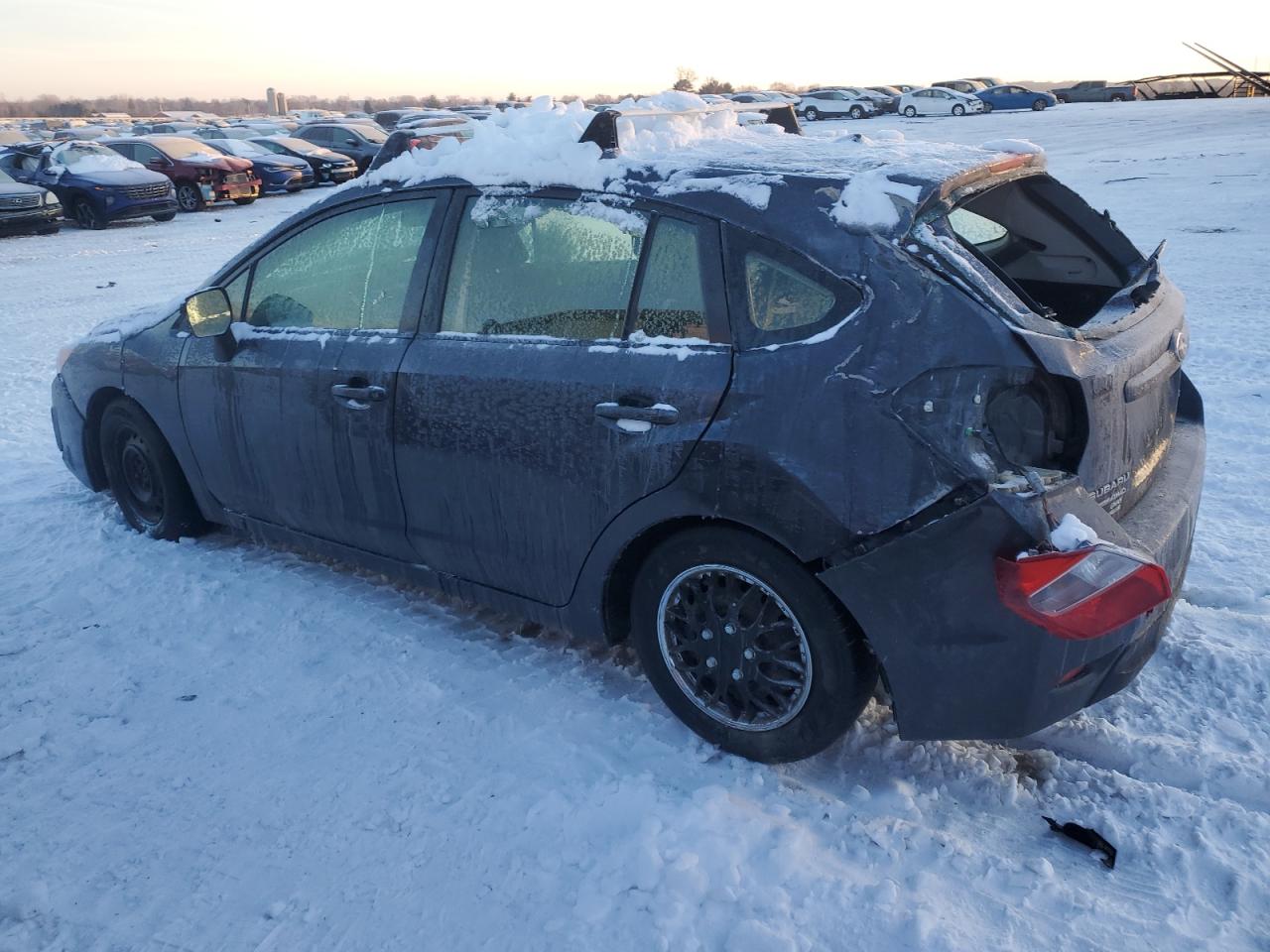 2013 Subaru Impreza VIN JF1GPAA65DH201649 Copart auction photo, rear end damage thumbnail 2