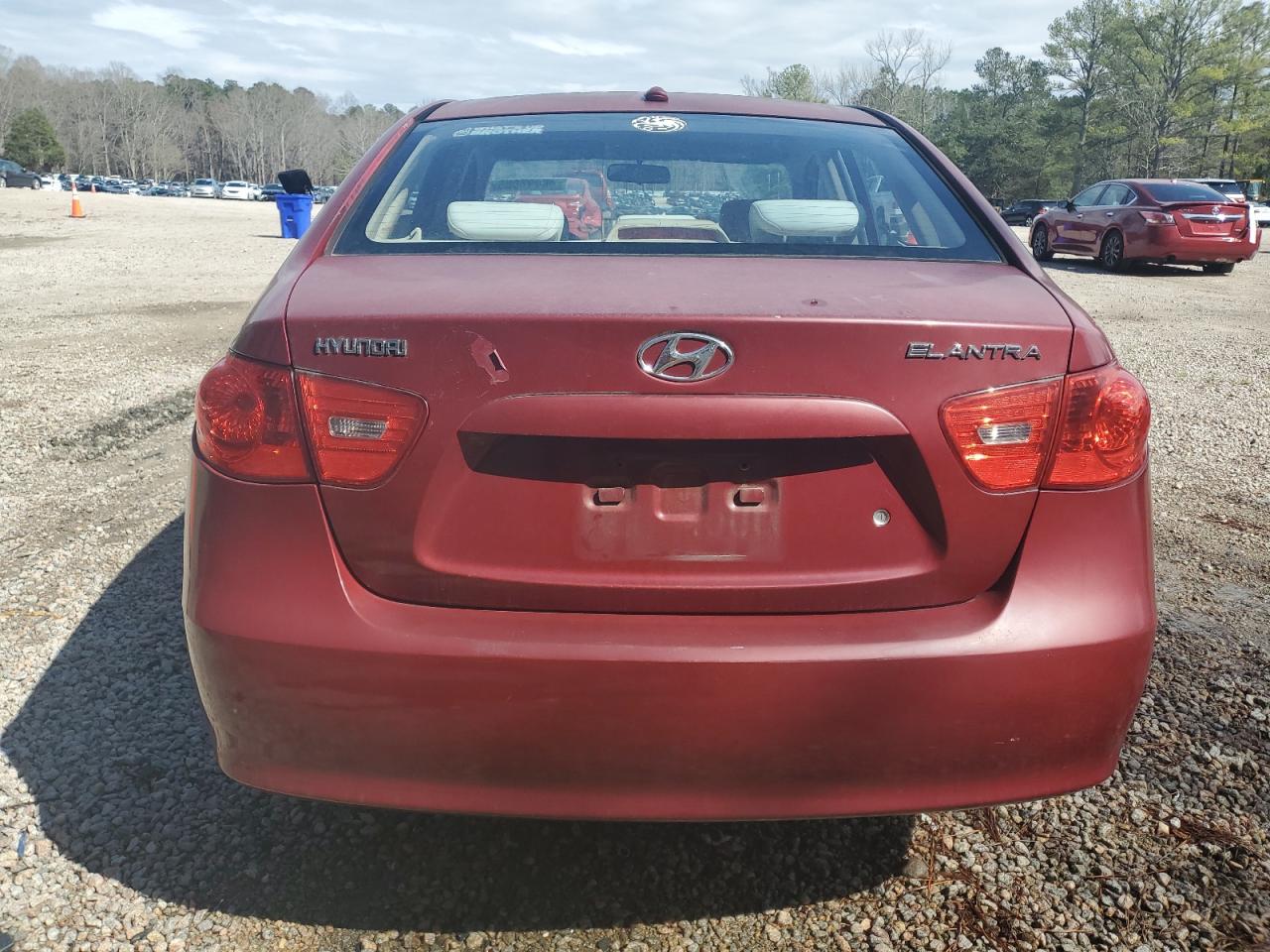 2007 Hyundai Elantra VIN KMHDU46D17U243774 Copart auction photo, all over damage thumbnail 6
