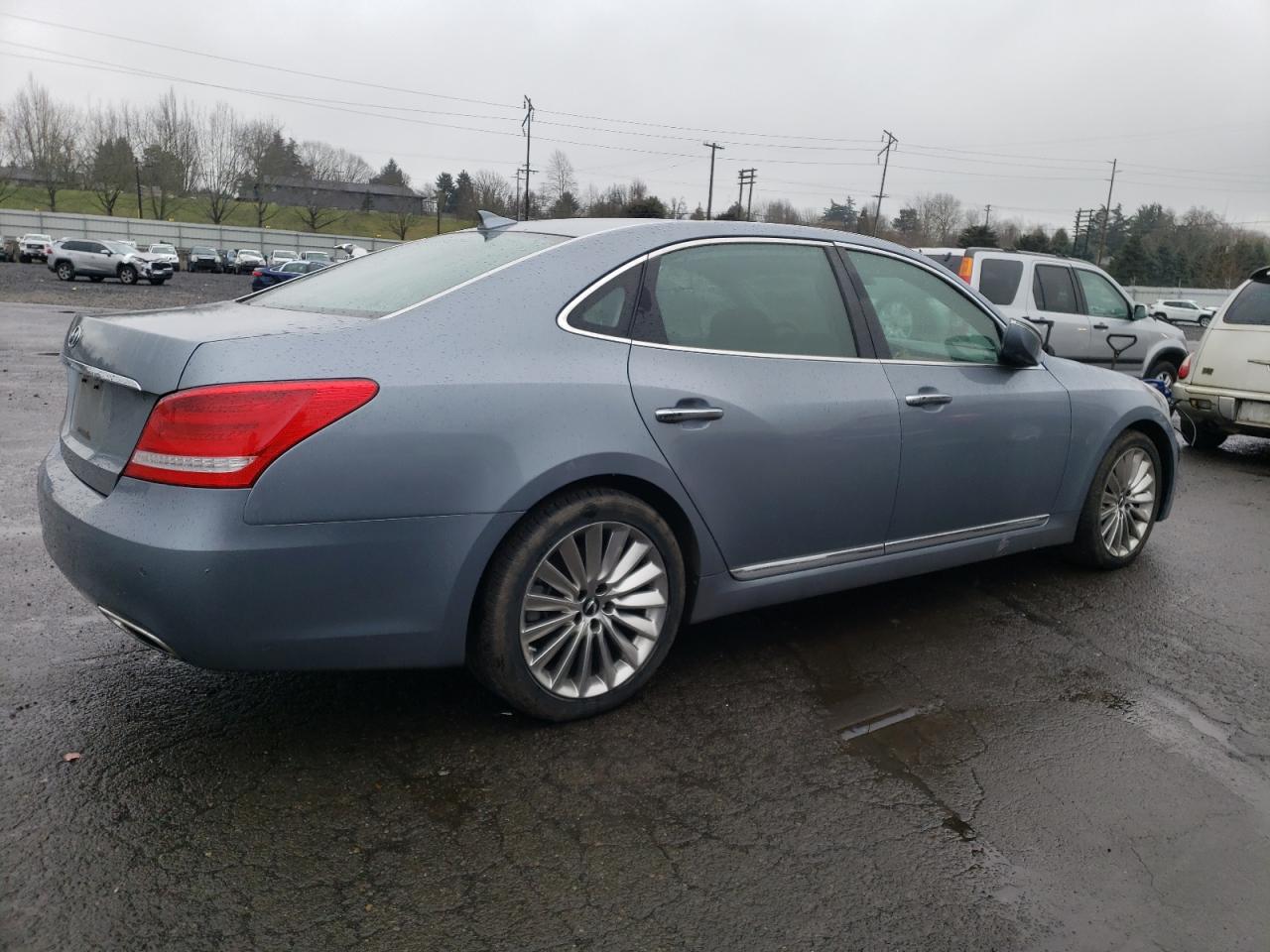 2014 Hyundai Equus VIN KMHGH4JH4EU083267 Copart auction photo, mechanical damage thumbnail 3