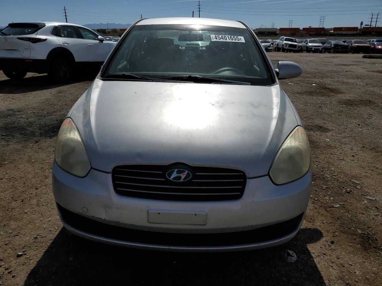 2009 Hyundai Accent VIN KMHCN46CX9U310830 Copart auction photo, side / front end damage thumbnail 5