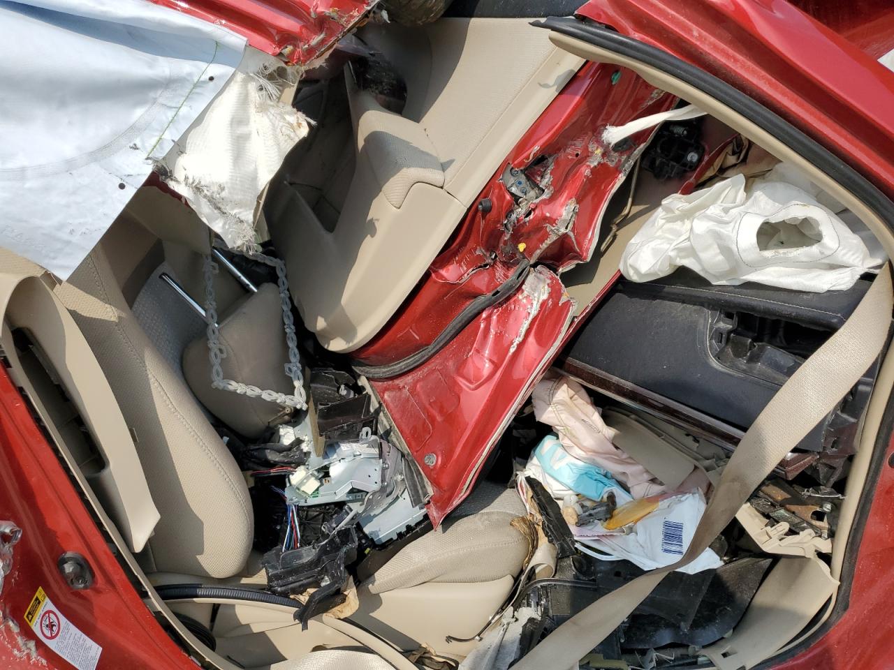 2012 Toyota Camry VIN 4T4BF1FK1CR254756 Copart auction photo, all over damage thumbnail 8