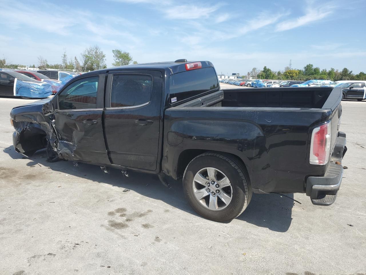 2018 GMC Canyon VIN 1GTG5CEN1J1241549 Copart auction photo, front end / side damage thumbnail 2