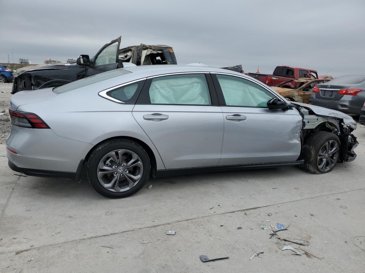 2023 Honda Accord VIN 1HGCY1F36PA051618 Copart auction photo, front end damage thumbnail 3