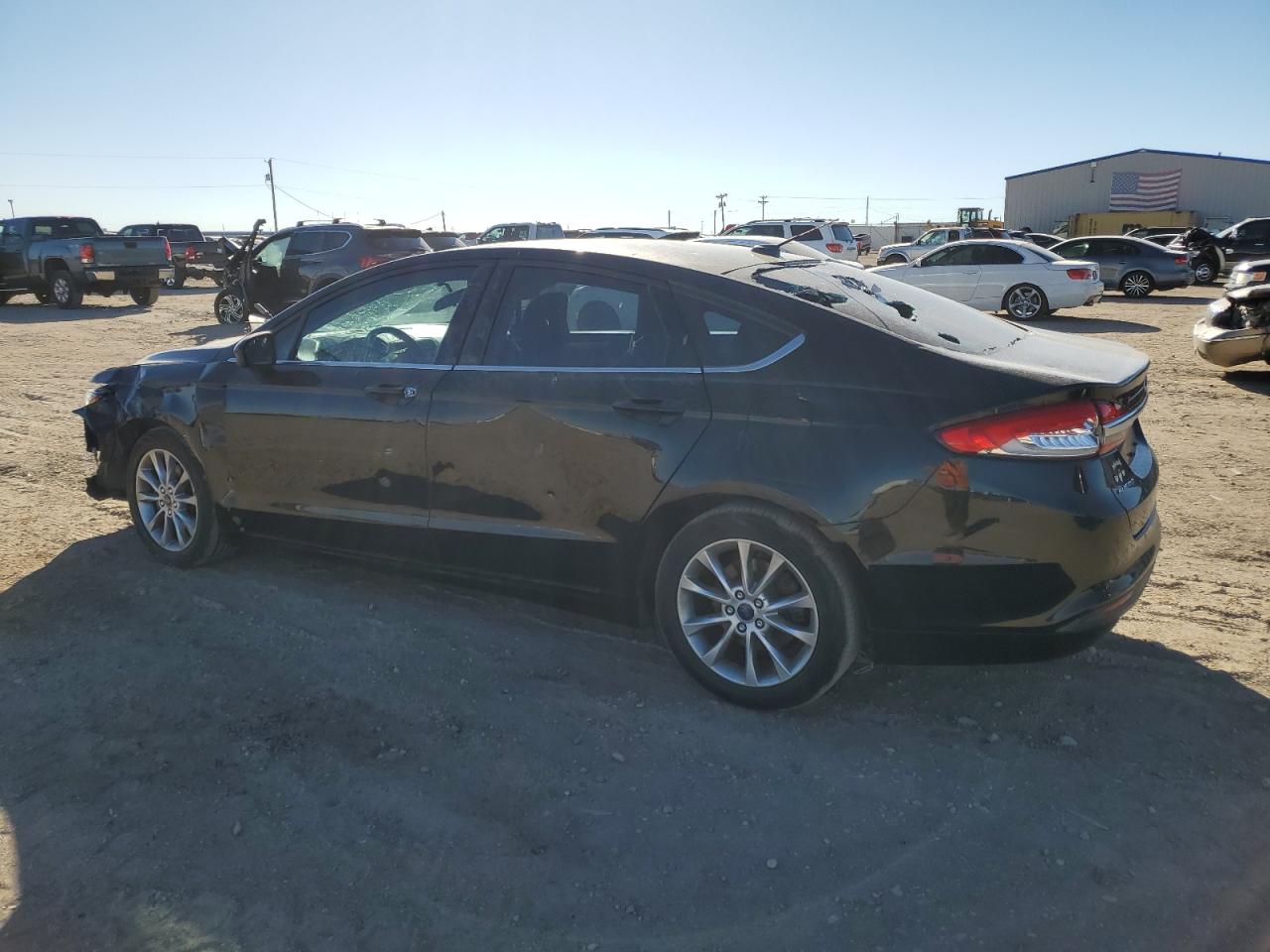 2017 Ford Fusion VIN 3FA6P0HD4HR175074 Copart auction photo, vandalism / all over damage thumbnail 2