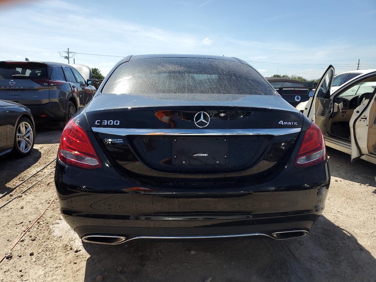 2018 Mercedes-Benz C-klasse VIN WDDWF4KB4JR326322 Copart auction photo, water/flood damage thumbnail 6