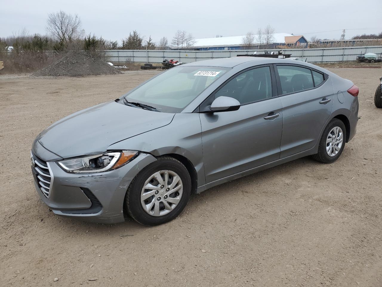 2018 Hyundai Elantra VIN KMHD74LFXJU453147