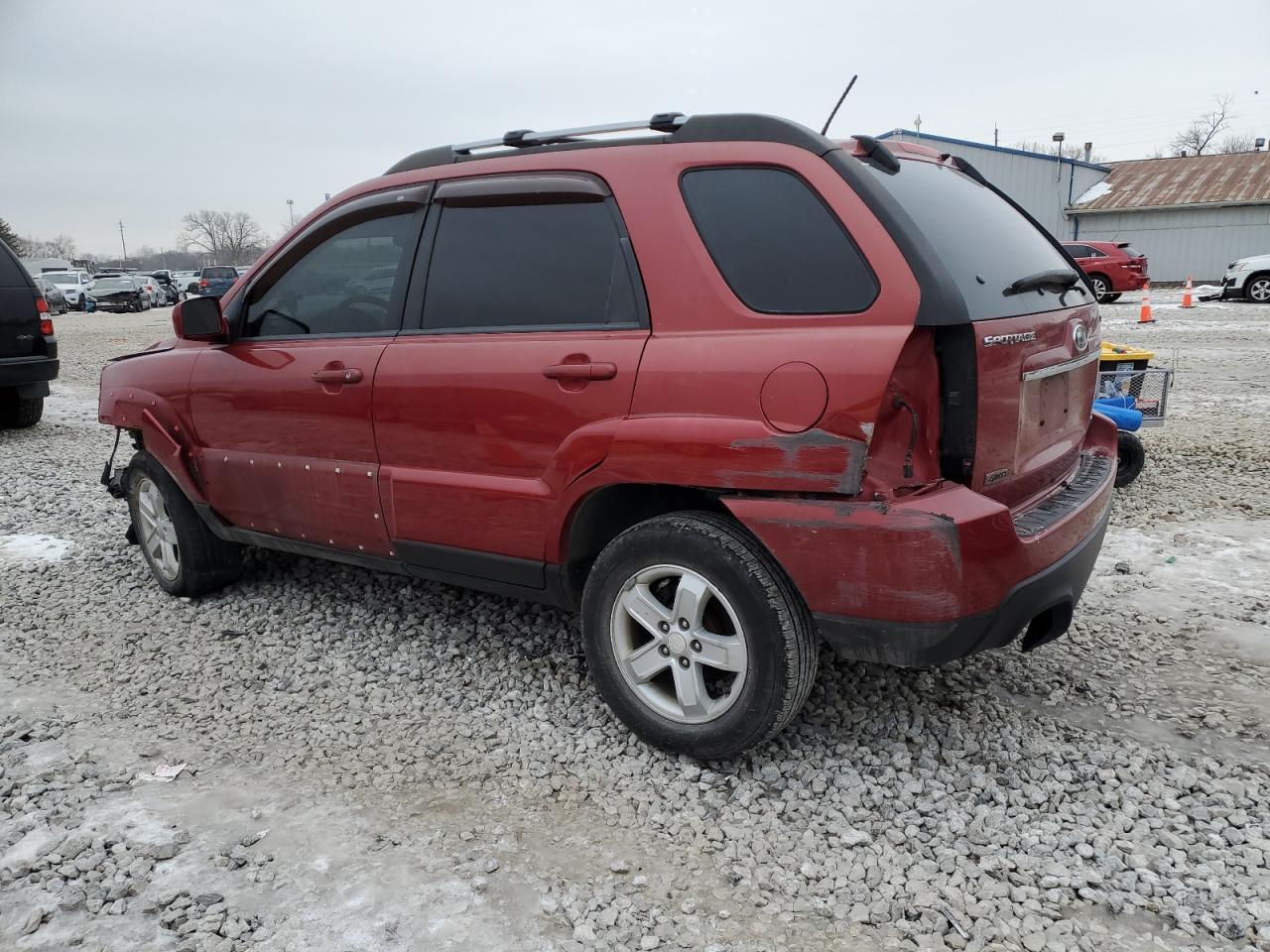 2009 KIA Sportage VIN KNDJE723497619940 Copart auction photo, front end damage thumbnail 2
