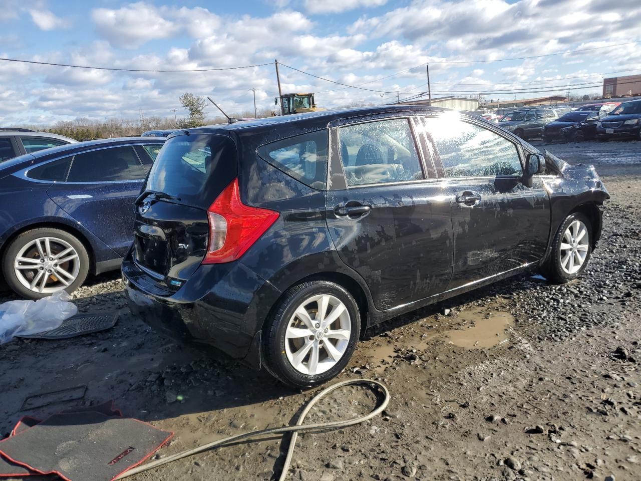 2014 Nissan Versa VIN 3N1CE2CP7EL411590 Copart auction photo, front end damage thumbnail 3