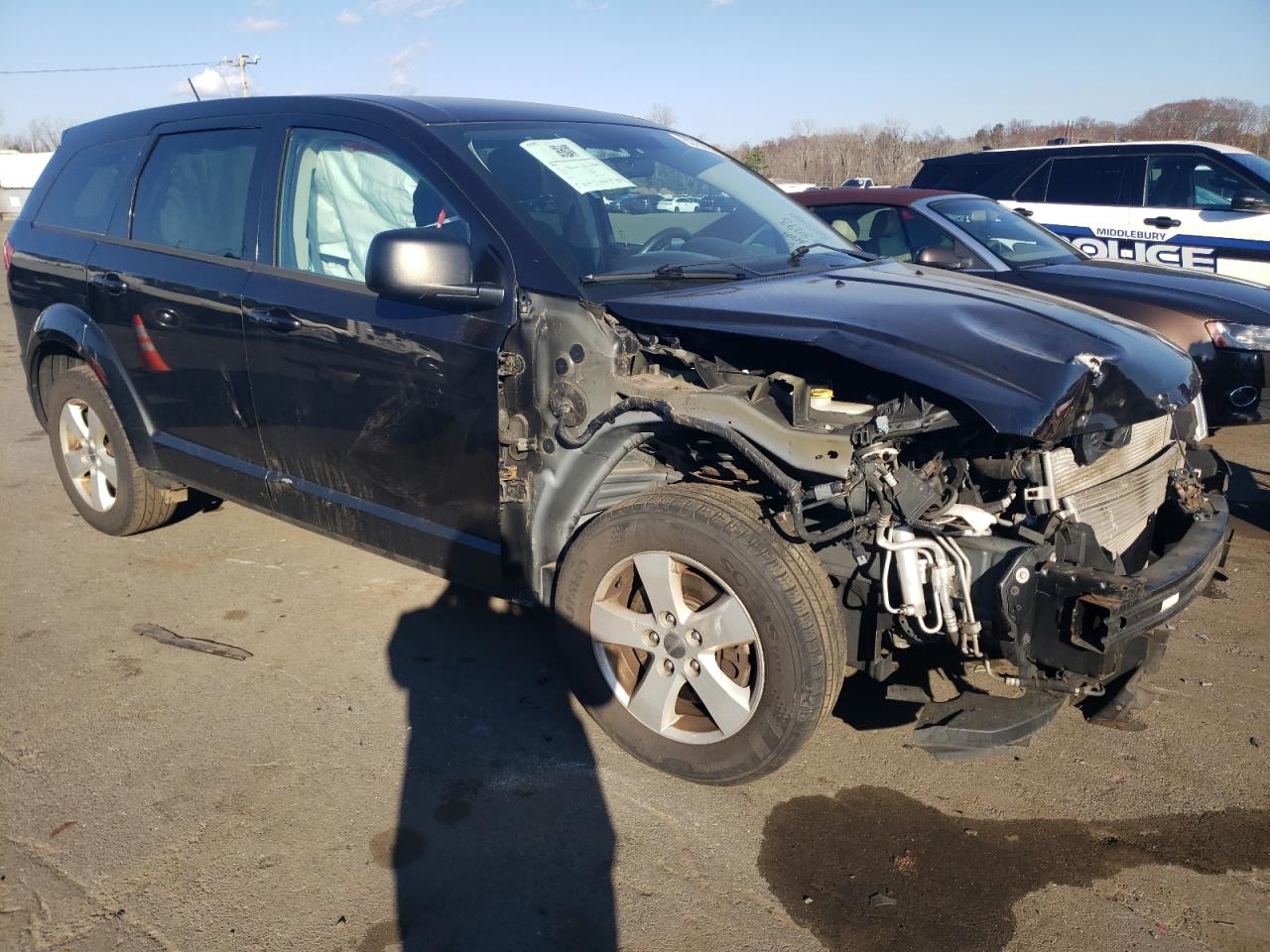 2013 Dodge Journey VIN 3C4PDCAB4DT509621 Copart auction photo, front end damage thumbnail 4