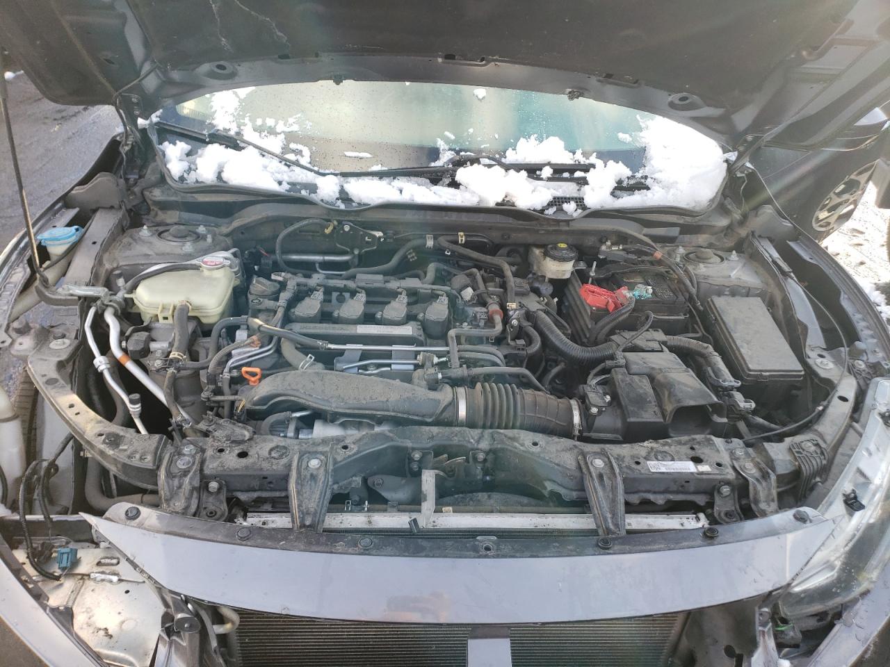2016 Honda Civic VIN 19XFC1F38GE014786 Copart auction photo, all over damage thumbnail 11
