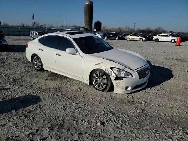 2013 Infiniti M VIN JN1BY1AP5DM514415 Copart auction photo, front end / undercarriage damage thumbnail 11