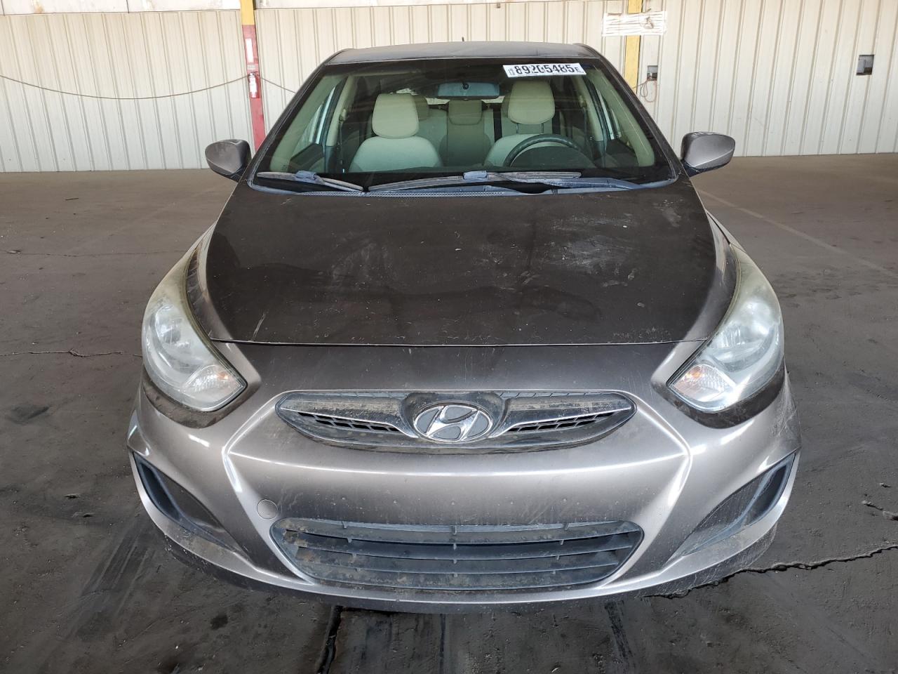 2013 Hyundai Accent VIN KMHCT4AE3DU521987 Copart auction photo, rear end damage thumbnail 5