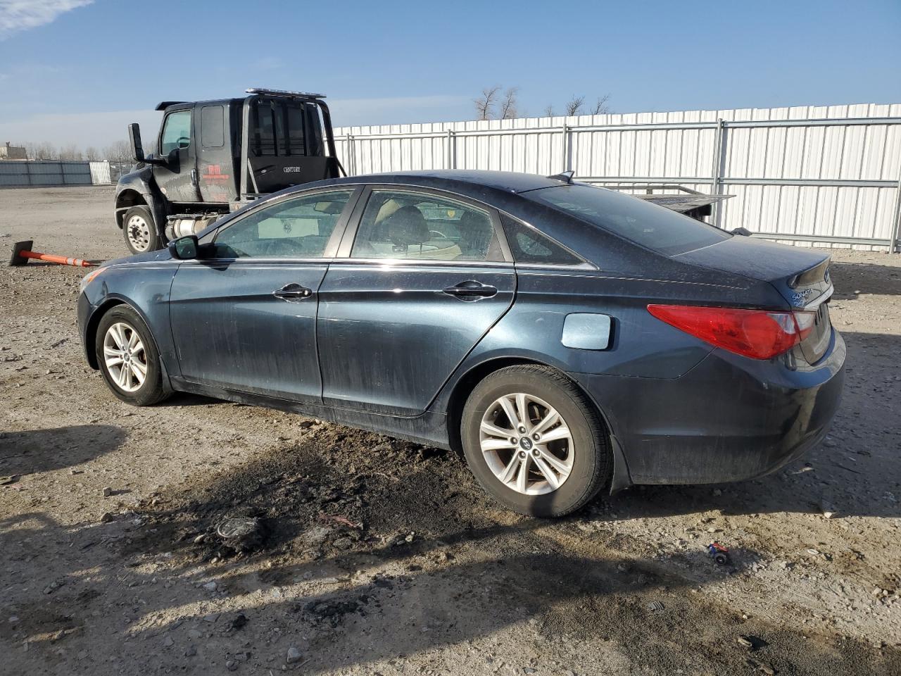 2013 Hyundai Sonata VIN 5NPEB4AC7DH785237 Copart auction photo, front end / rear end damage thumbnail 2