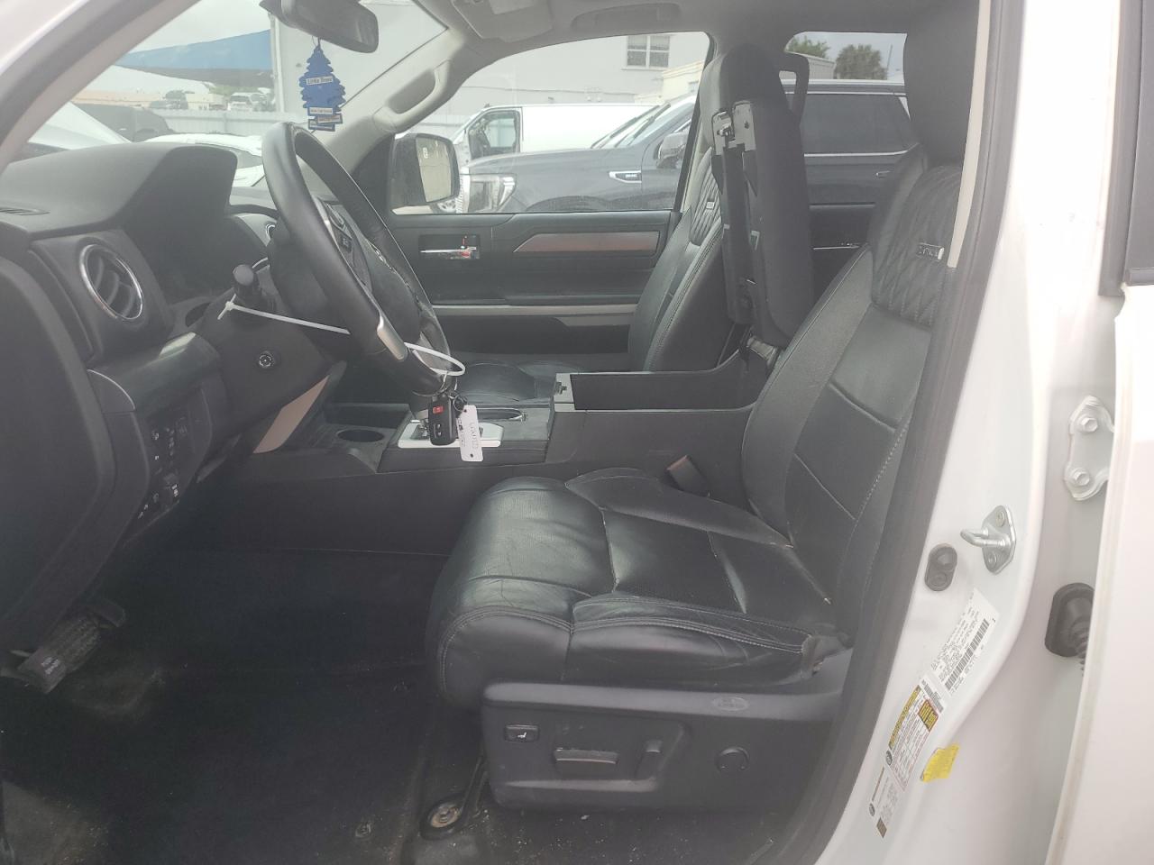 2021 Toyota Tundra VIN 5TFGY5F14MX282340 Copart auction photo, front end / side damage thumbnail 7