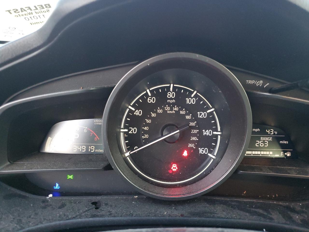 2018 Mazda 3 VIN 3MZBN1L36JM177864 Copart auction photo, front end / side damage thumbnail 9