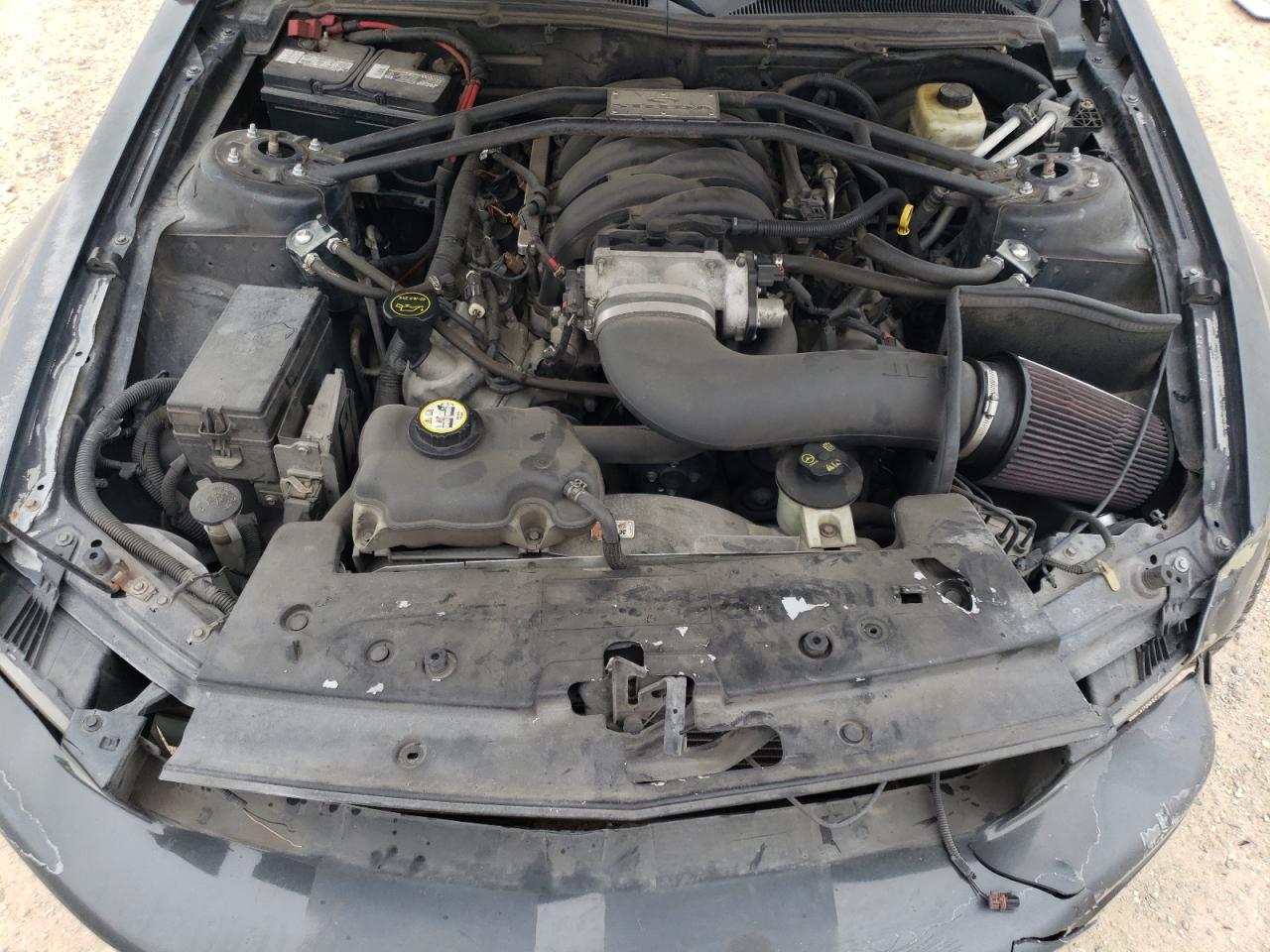 2007 Ford Mustang VIN 1ZVFT82H075228528 Copart auction photo, front end / side damage thumbnail 11