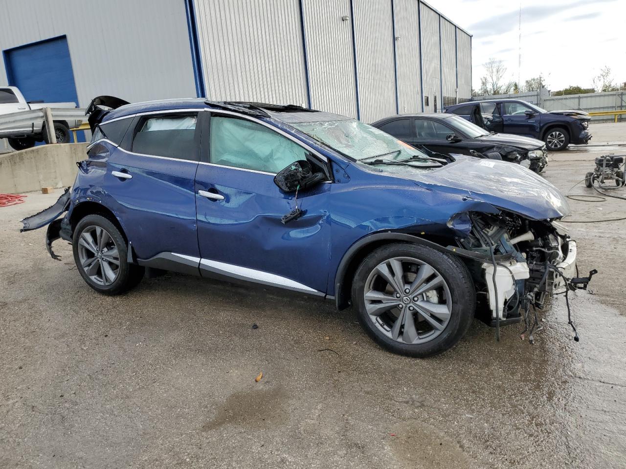 2021 Nissan Murano VIN 5N1AZ2DJ0MC145838 Copart auction photo, rollover damage thumbnail 4
