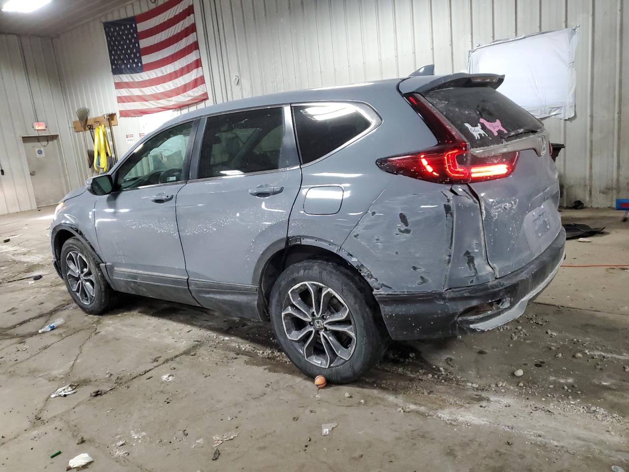 2020 Honda CR-V VIN 2HKRW2H87LH678506 Copart auction photo, rear end / front end damage thumbnail 2