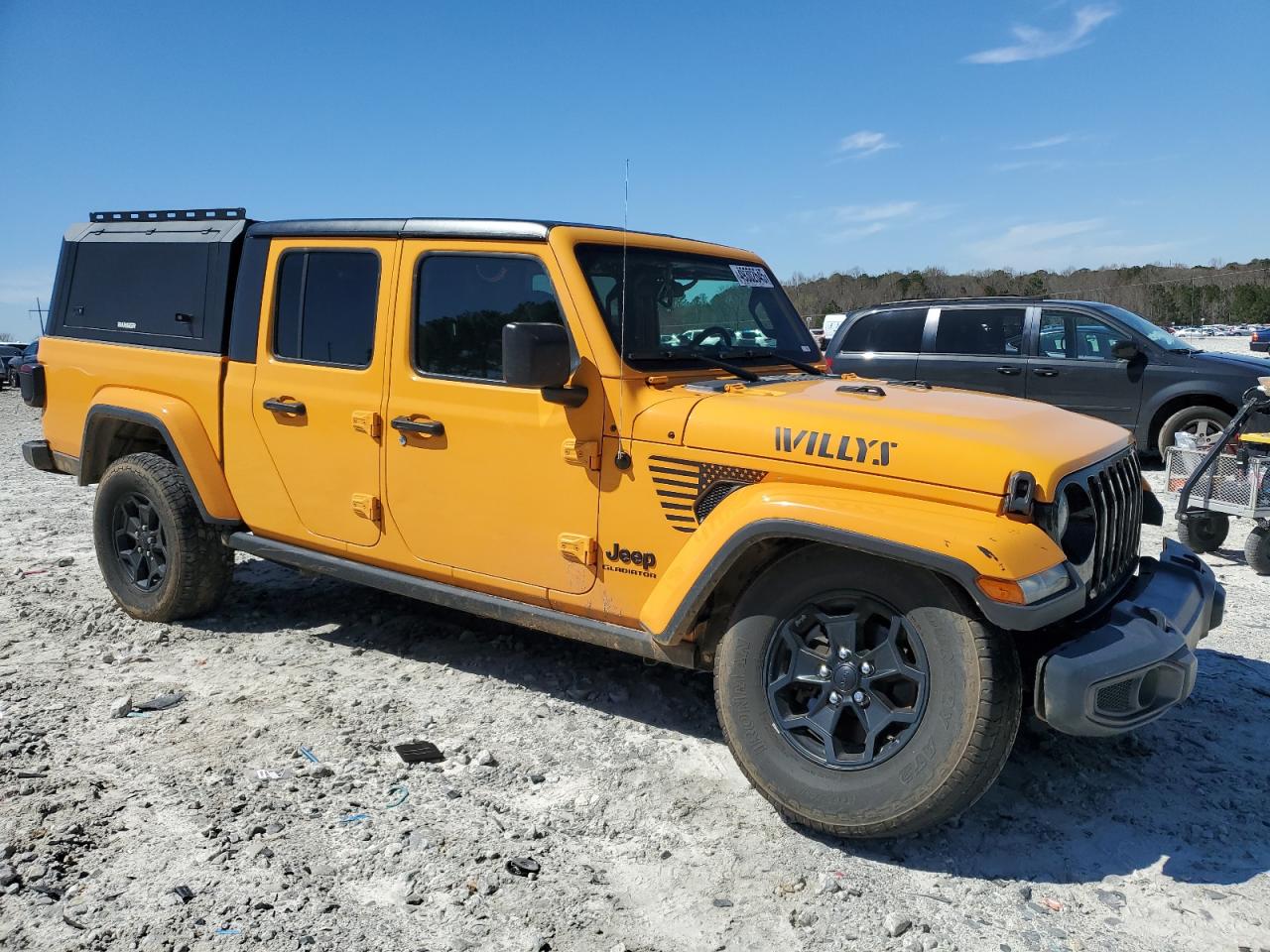 2021 Jeep Gladiator VIN 1C6HJTAGXML563033 Copart auction photo, undercarriage / minor dent/scratches damage thumbnail 4
