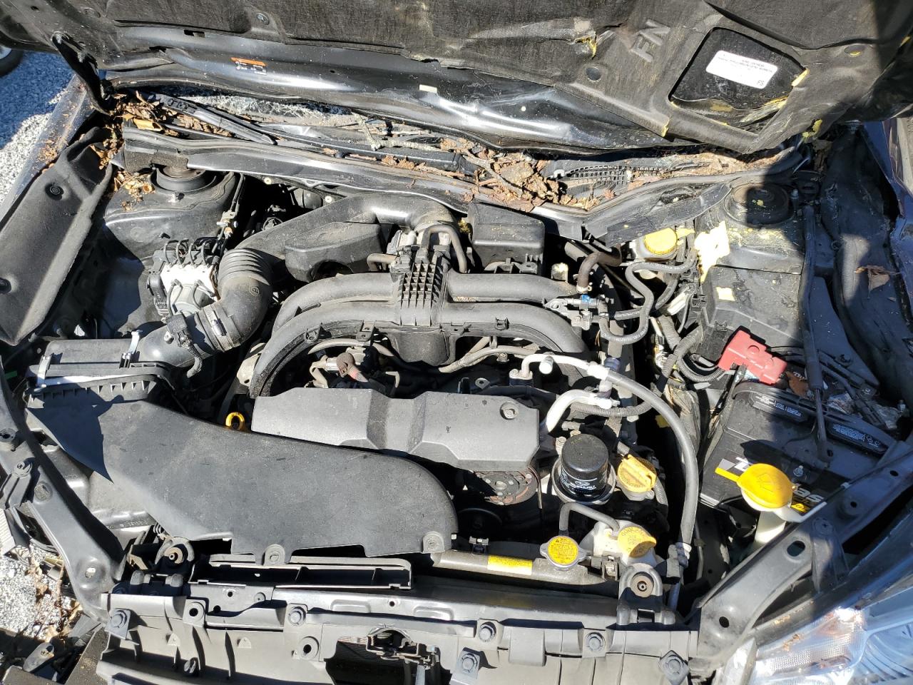 2018 Subaru Forester VIN JF2SJAEC1JH403200 Copart auction photo, top/roof / front end damage thumbnail 11