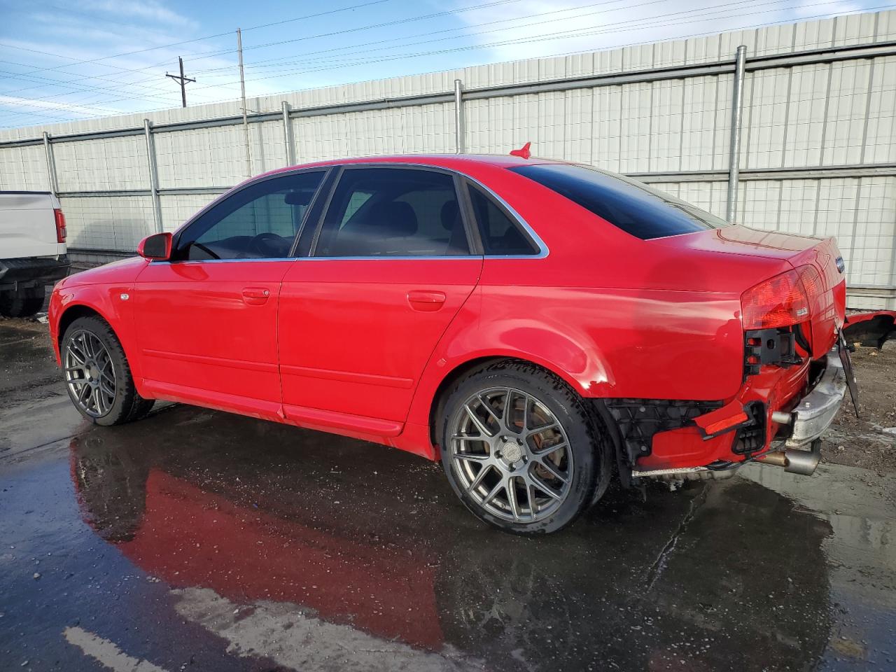 2008 Audi A4 VIN WAUDF78E08A030157 Copart auction photo, rear end / side damage thumbnail 2