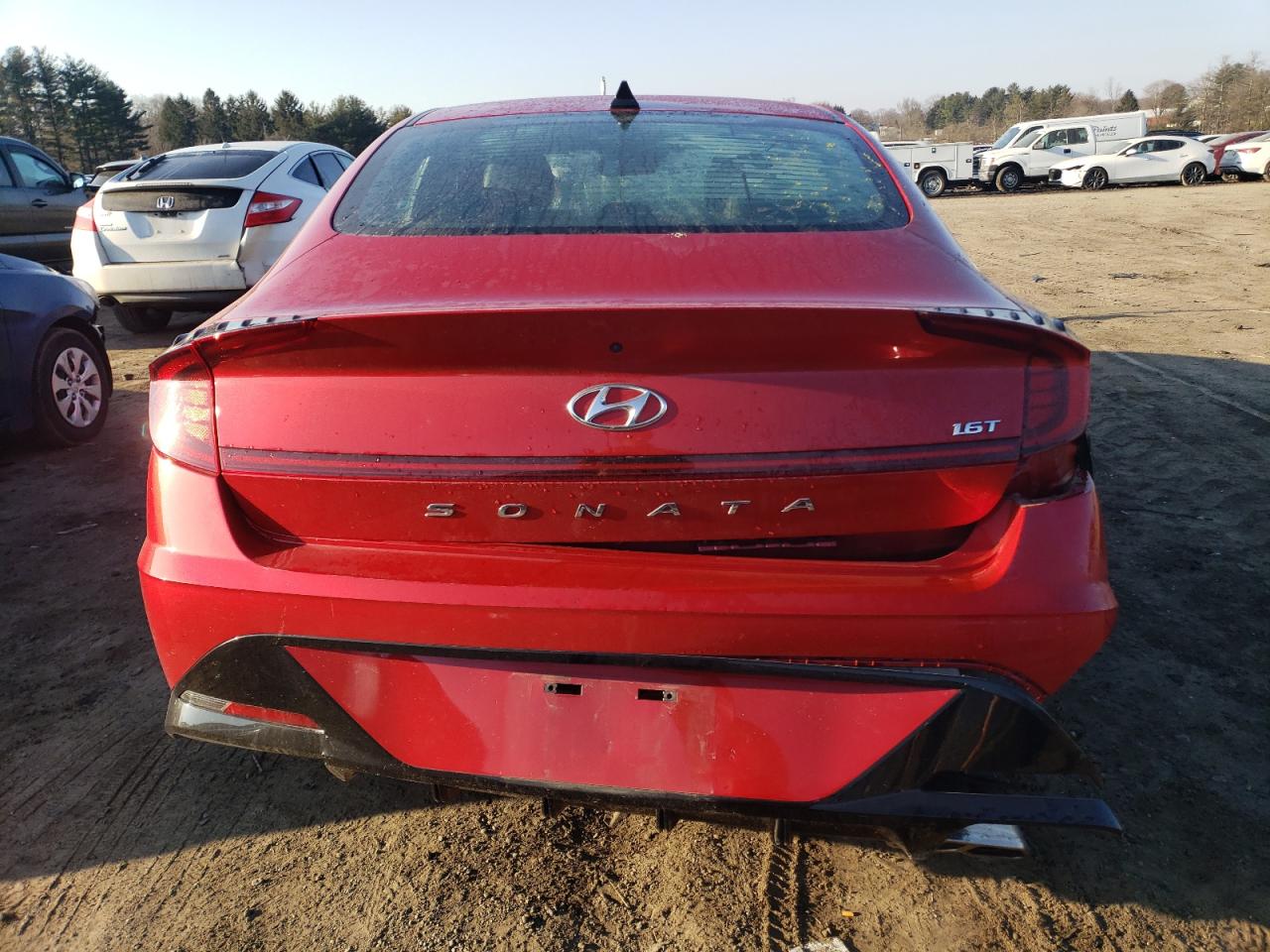 2020 Hyundai Sonata VIN 5NPEJ4J26LH009304 Copart auction photo, rear end / minor dent/scratches damage thumbnail 6
