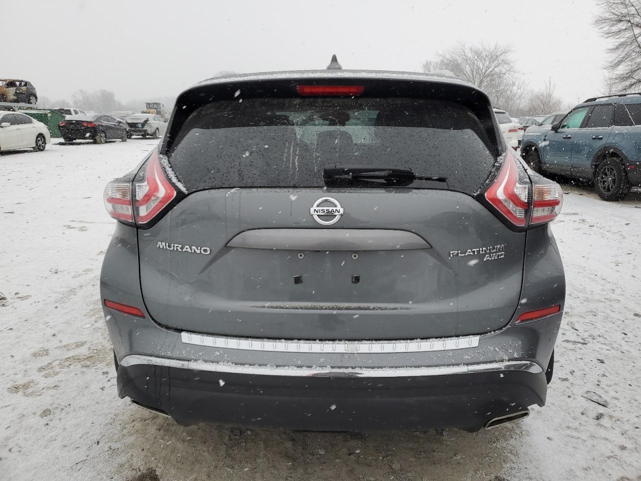 2017 Nissan Murano VIN 5N1AZ2MHXHN189689 Copart auction photo, side / undercarriage damage thumbnail 6
