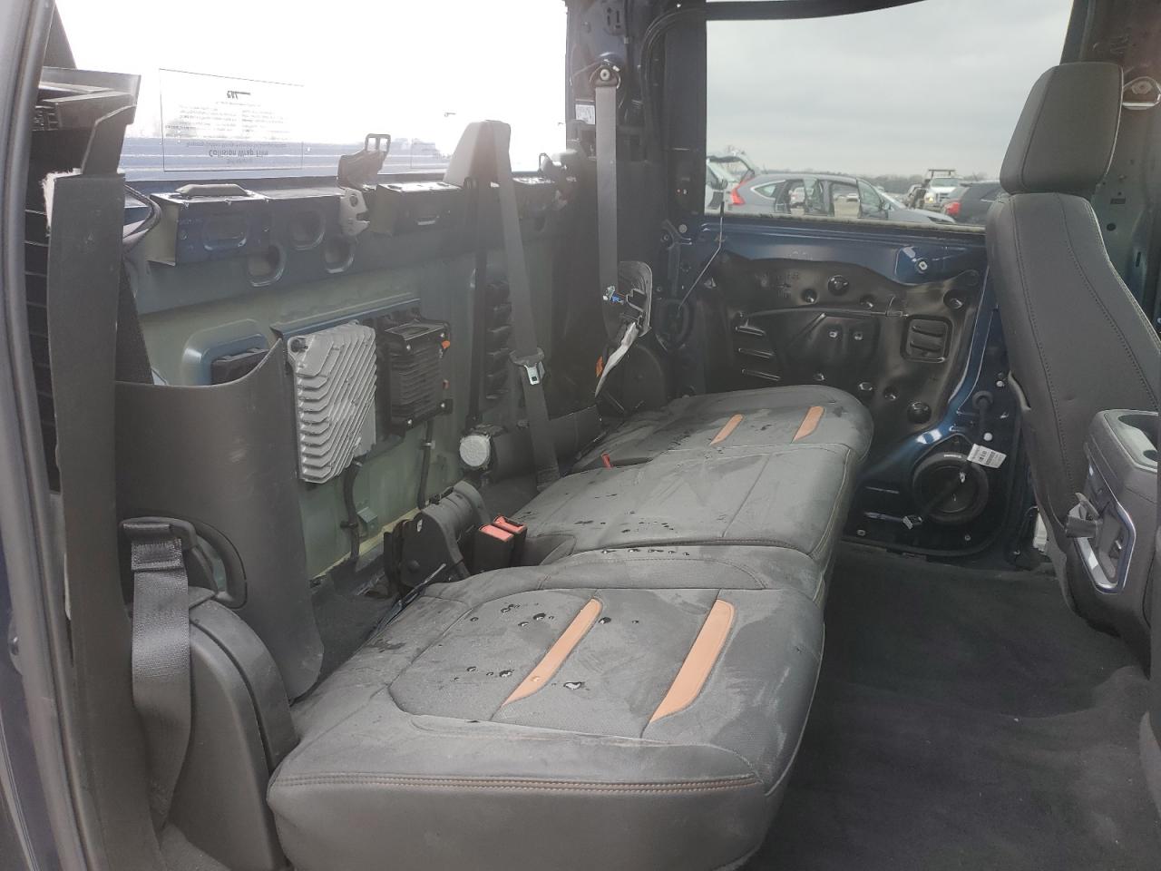 2022 GMC Sierra VIN 1GT49PEY6NF277397 Copart auction photo, front end / all over damage thumbnail 10