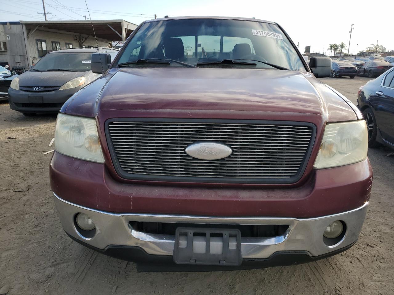 2006 Ford F-150 VIN 1FTPX12576NA39575 Copart auction photo, rear end damage thumbnail 5