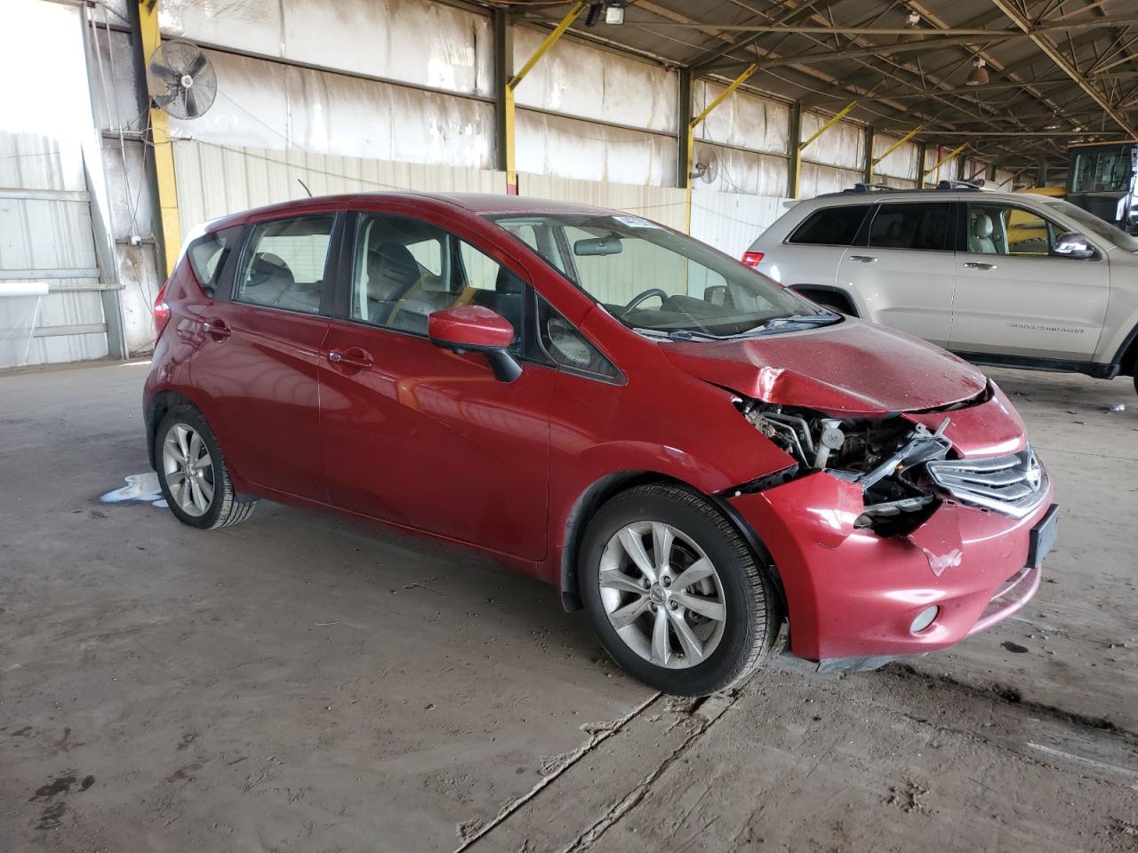 2015 Nissan Versa VIN 3N1CE2CP5FL356185 Copart auction photo, front end damage thumbnail 4