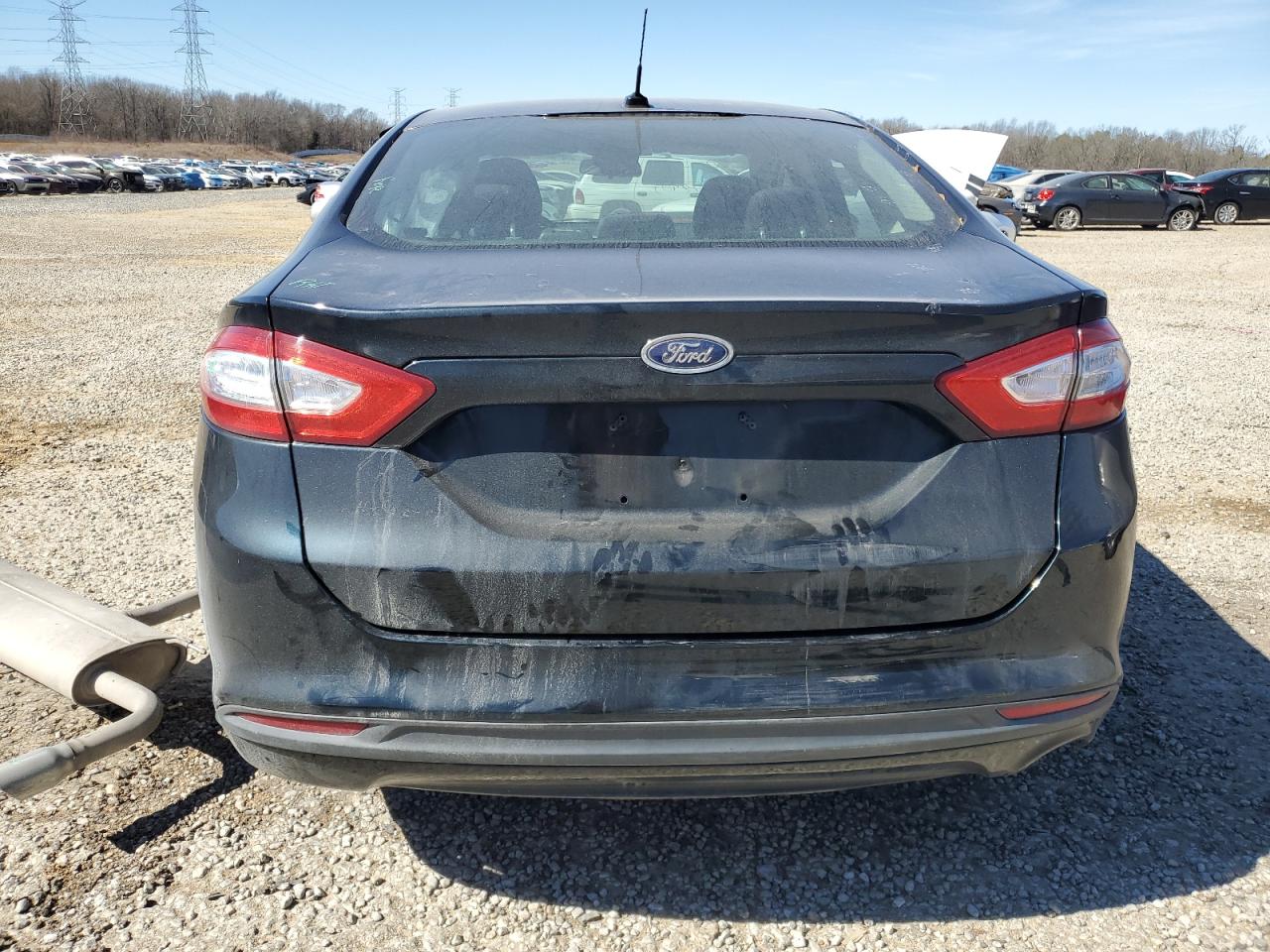 2014 Ford Fusion VIN 3FA6P0H7XER347890 Copart auction photo, side / front end damage thumbnail 6