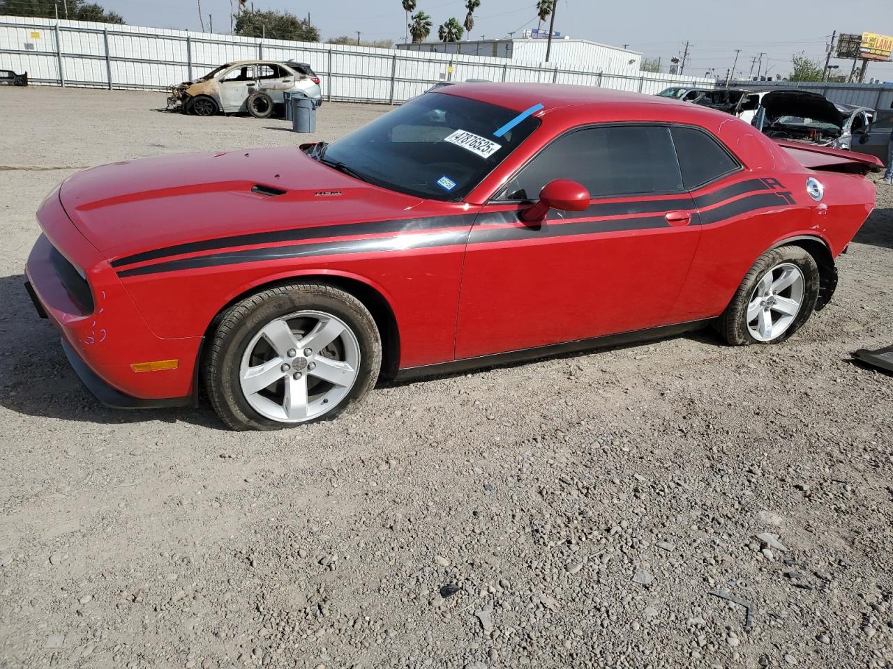 2012 Dodge Challenger VIN 2C3CDYBT8CH198869