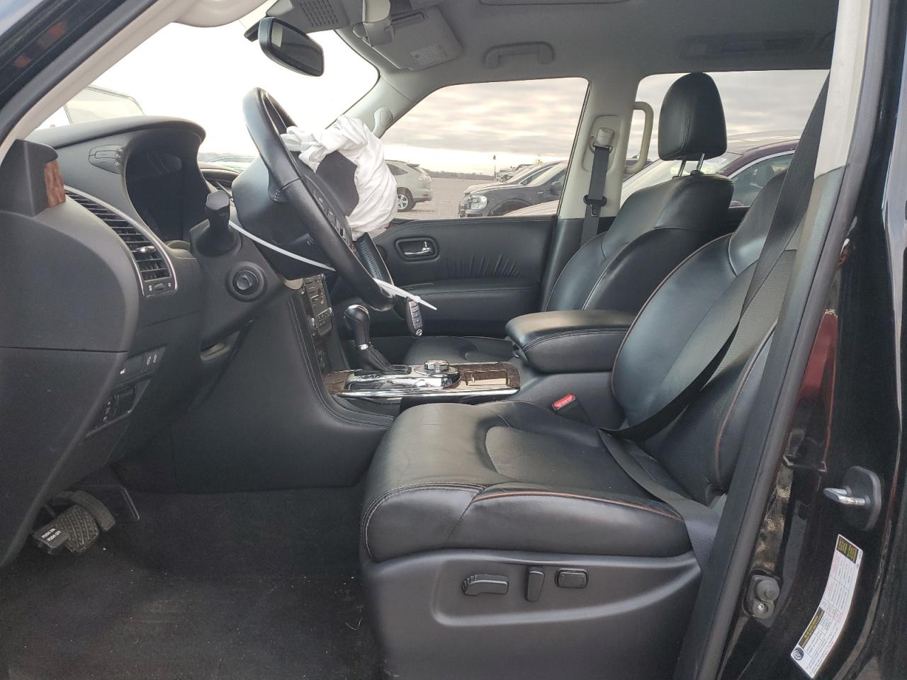 2020 Nissan Armada VIN JN8AY2NCXLX518466 Copart auction photo, front end damage thumbnail 7