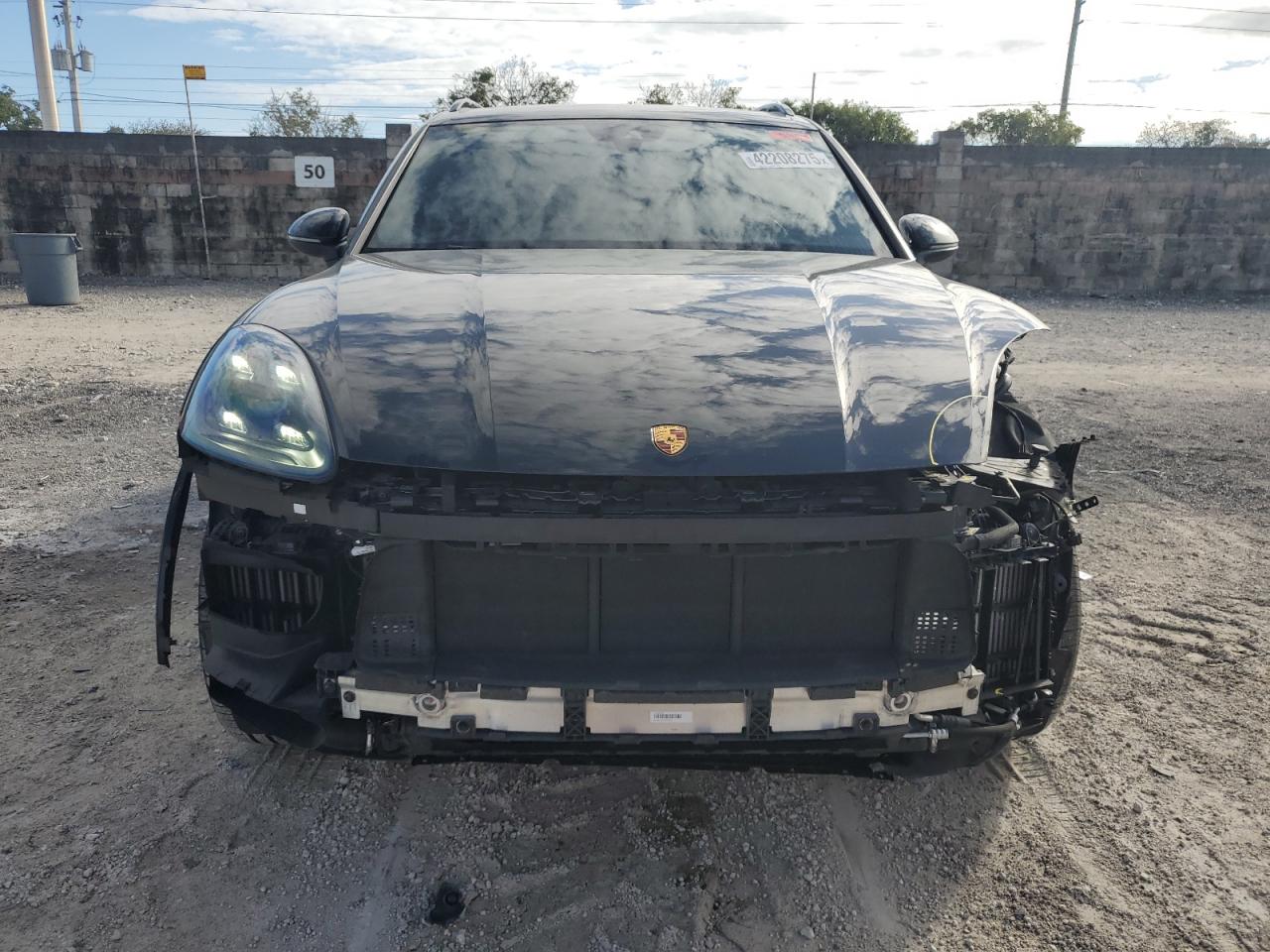 2020 Porsche Cayenne VIN WP1AE2AY7LDA22692 Copart auction photo, front end damage thumbnail 5