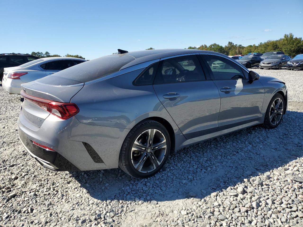 2021 KIA K5 VIN 5XXG34J28MG031580 Copart auction photo, front end damage thumbnail 3