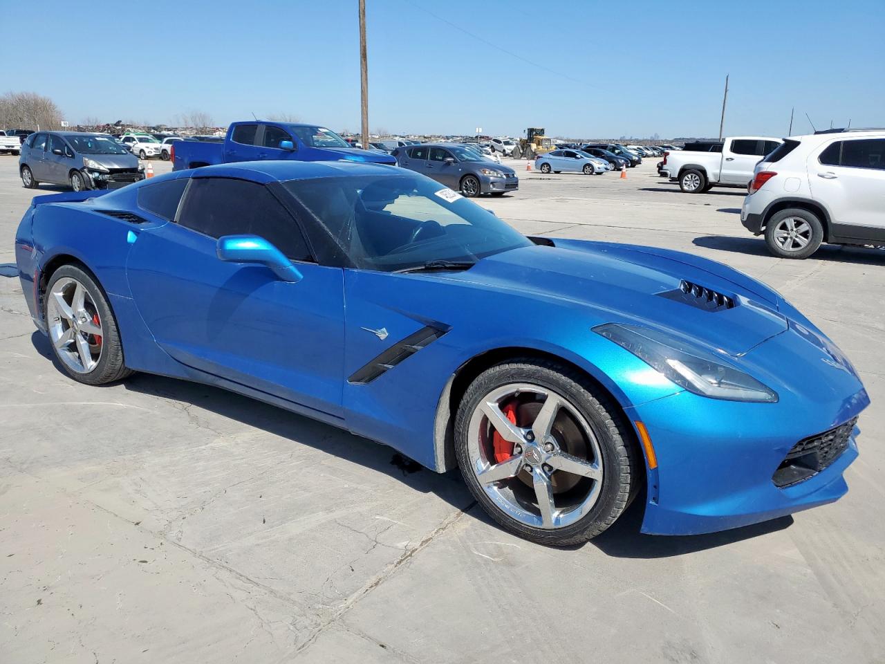 2014 Chevrolet Corvette VIN 1G1YD2D72E5130665 Copart auction photo, normal wear damage thumbnail 4